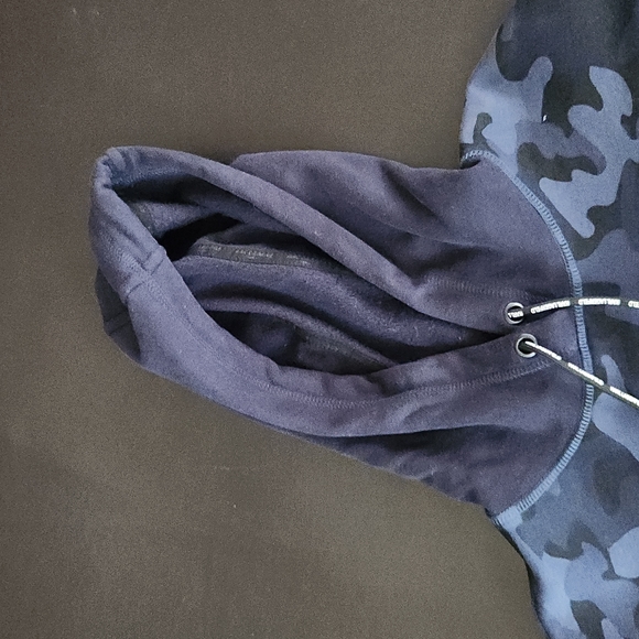 Limited edition Karl Lagerfeld blue camouflage hoodie - Picture 4 of 6